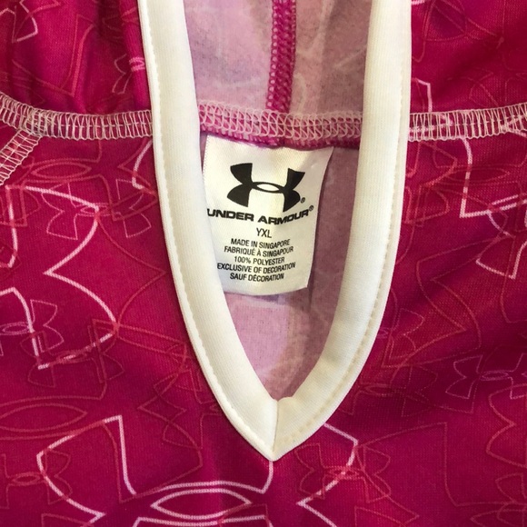 Girls XL, Under Armour pink lightweight sweatshirt - Picture 3 of 5